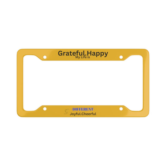 Yellow License Plate Frame
