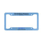 Blue License Plate Frame